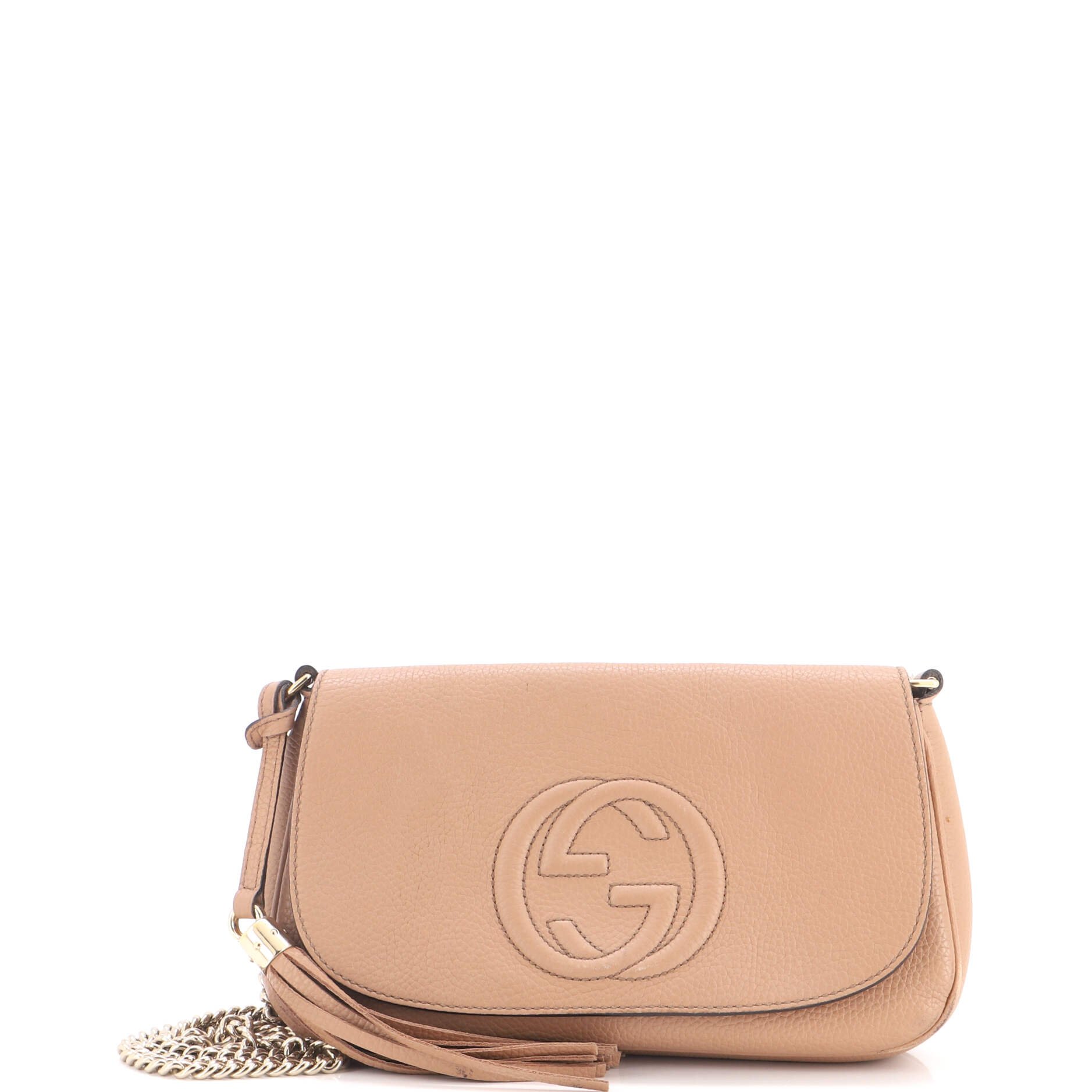 Soho Chain Crossbody Bag Leather Medium