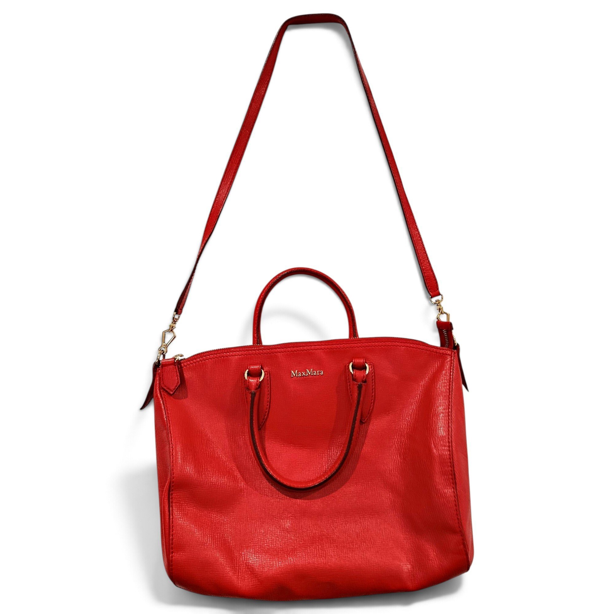 Leather tote