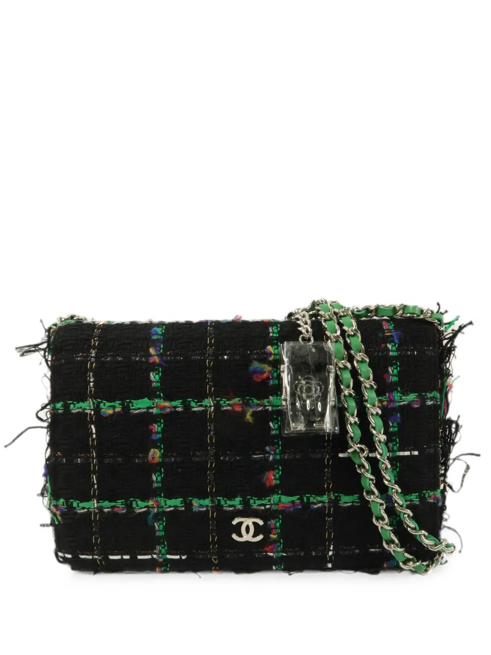 CC robot-charm shoulder bag