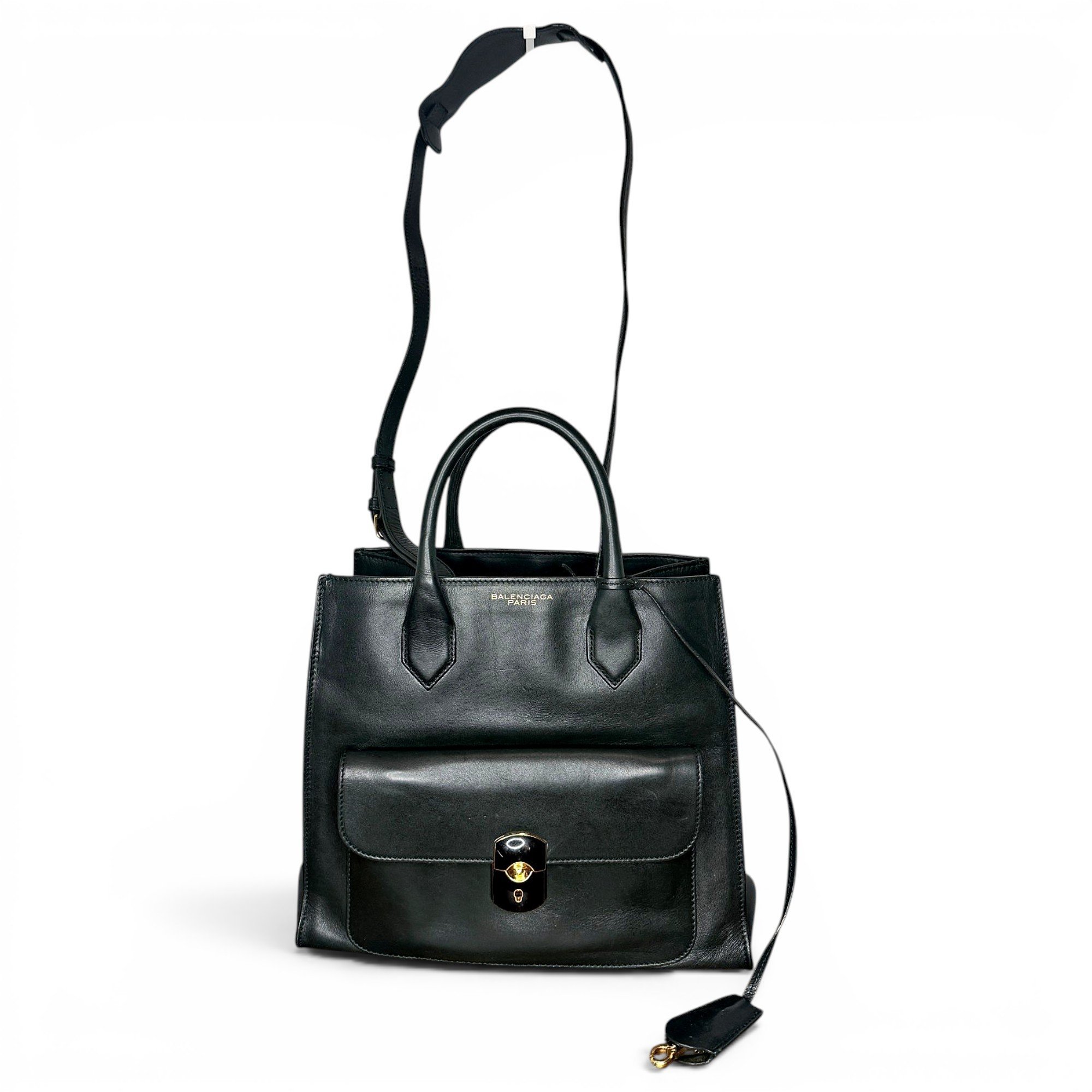 Leather tote