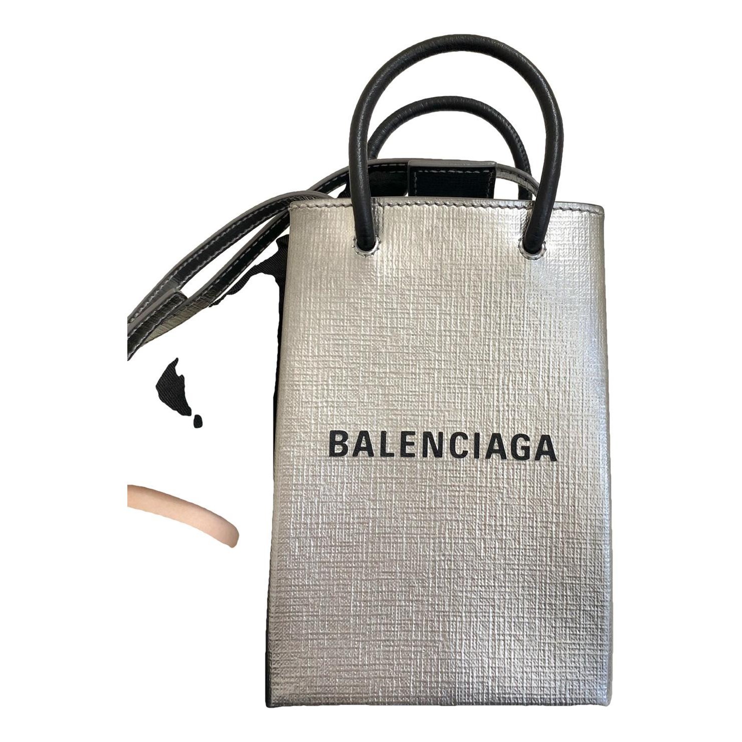 Shopping Phone Holder leather handbag