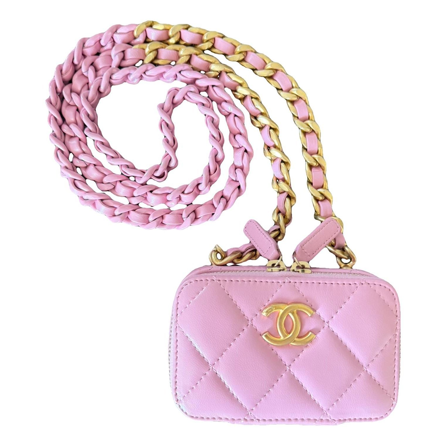 Leather clutch bag