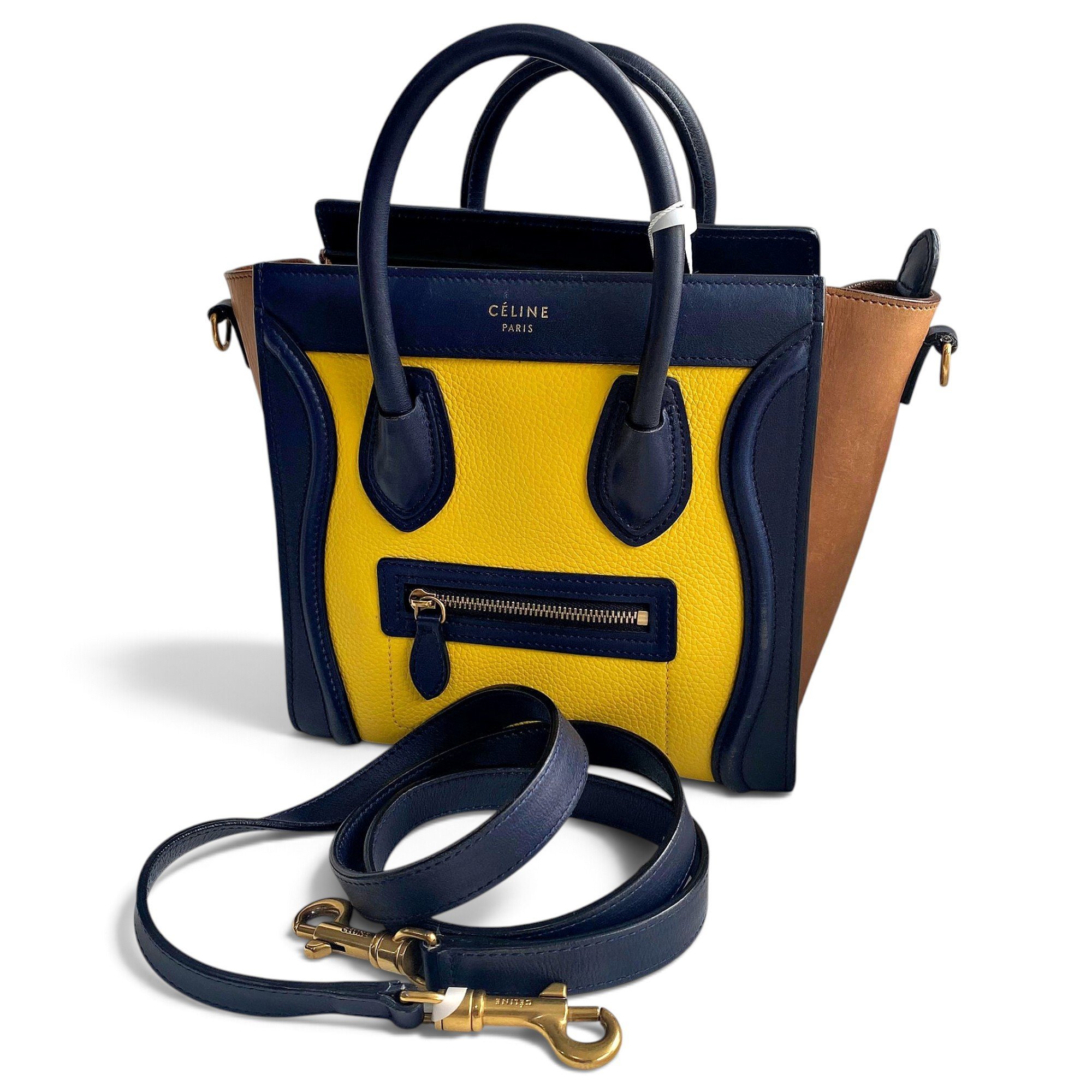 Nano Luggage leather handbag