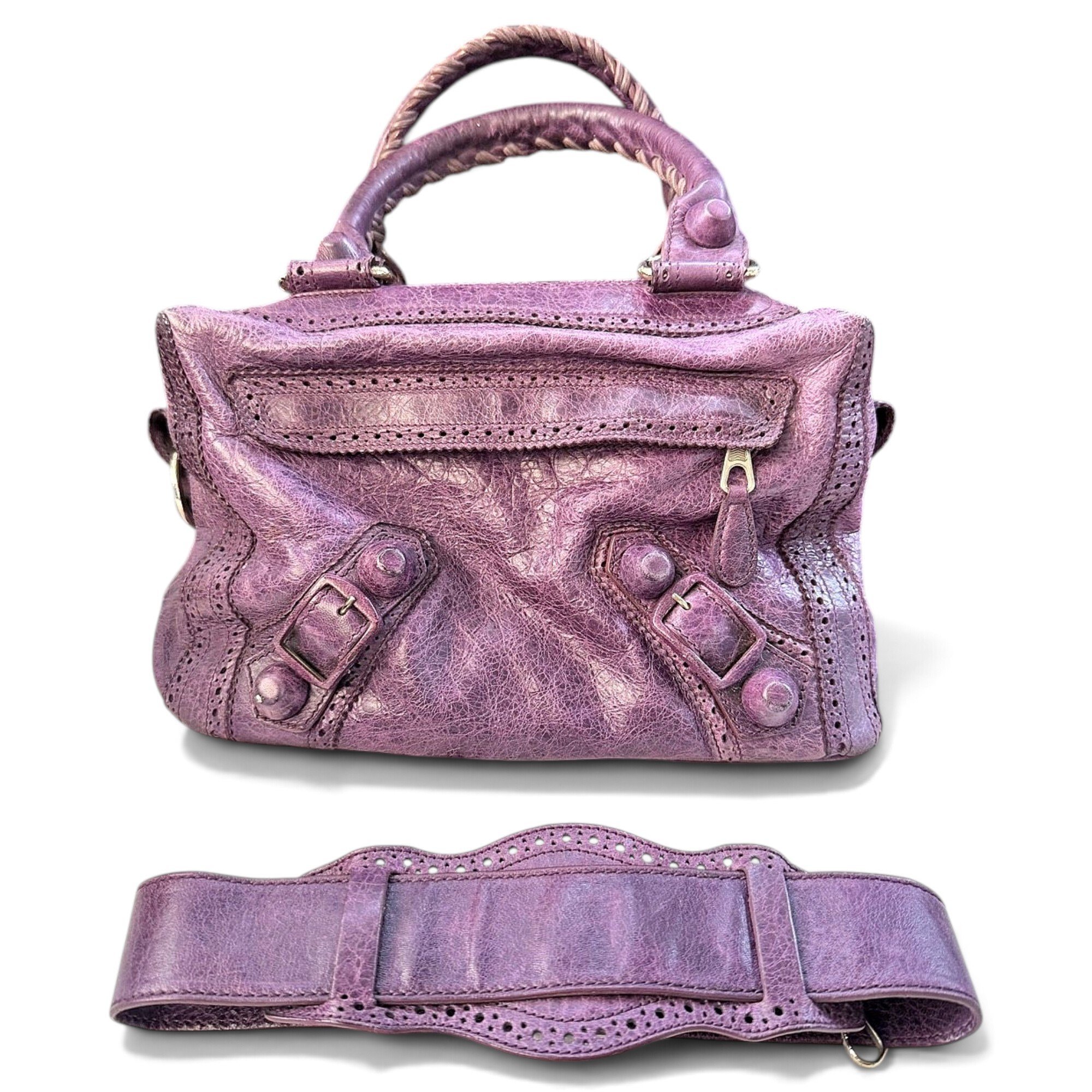 Leather handbag