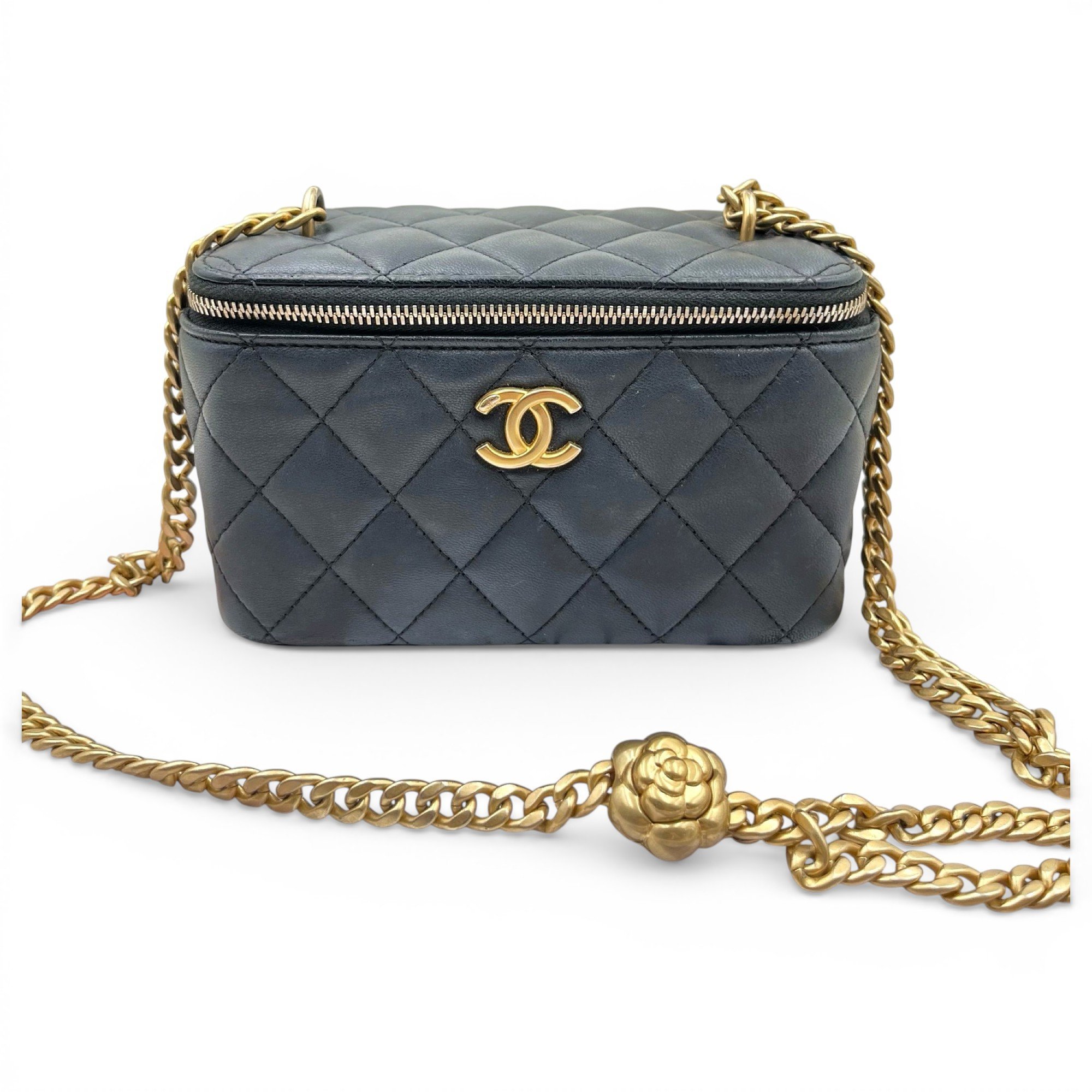 Vanity leather bag