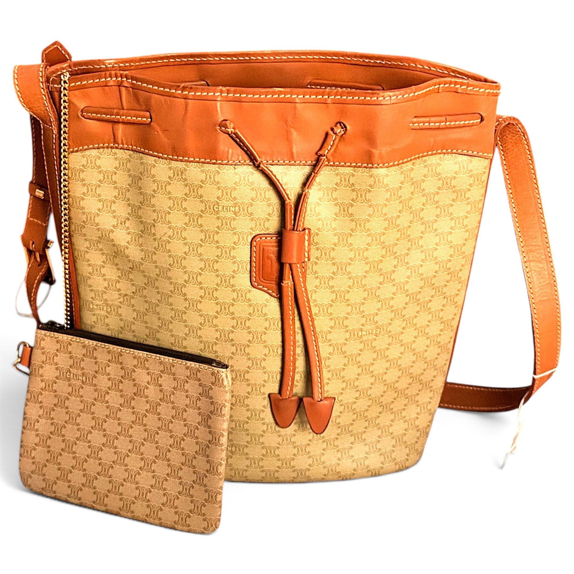 SAC SEAU leather handbag