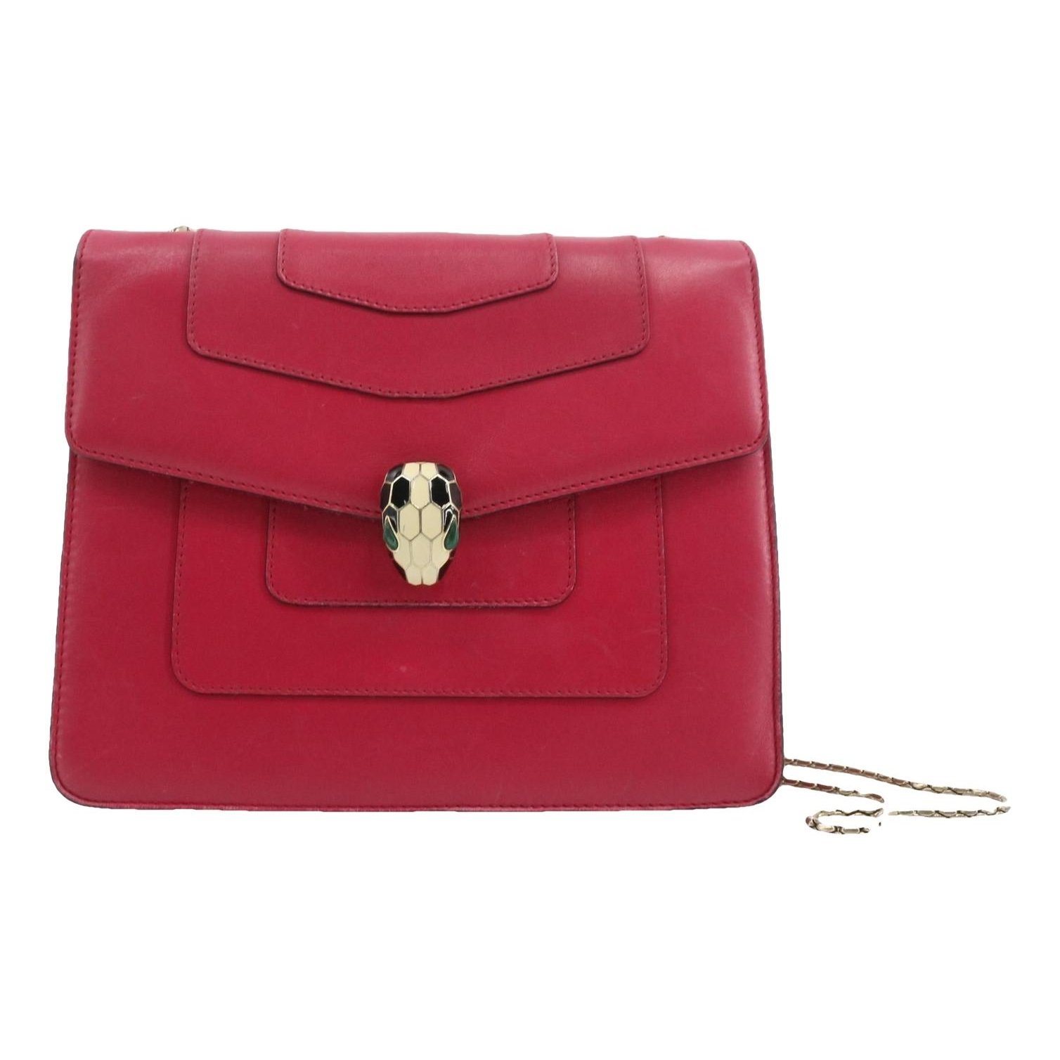 Serpenti leather handbag