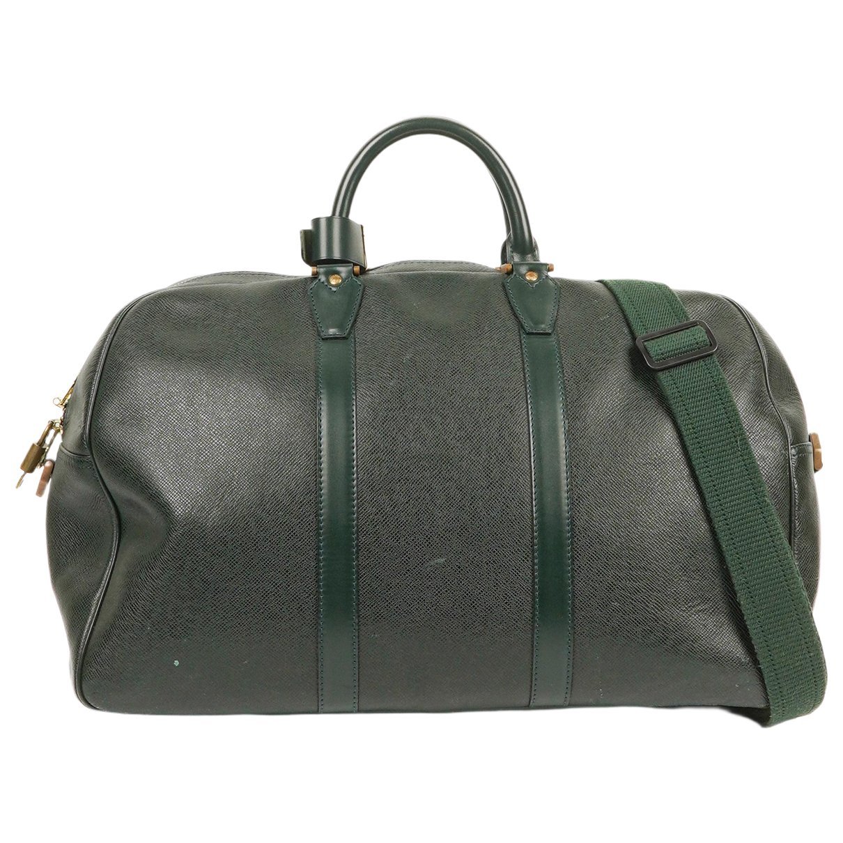 Keepall leather travel bag
