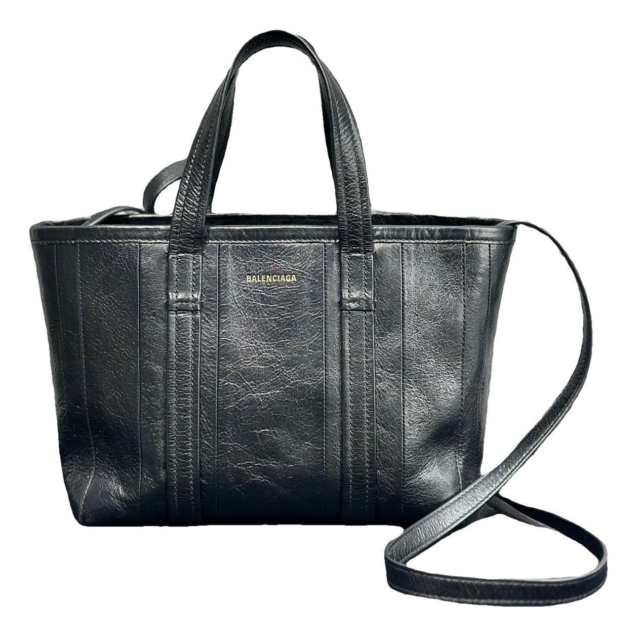 Leather tote