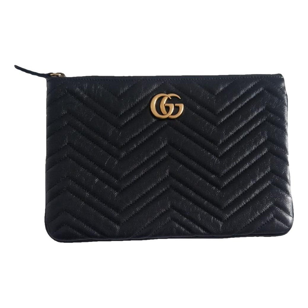 Marmont leather clutch bag