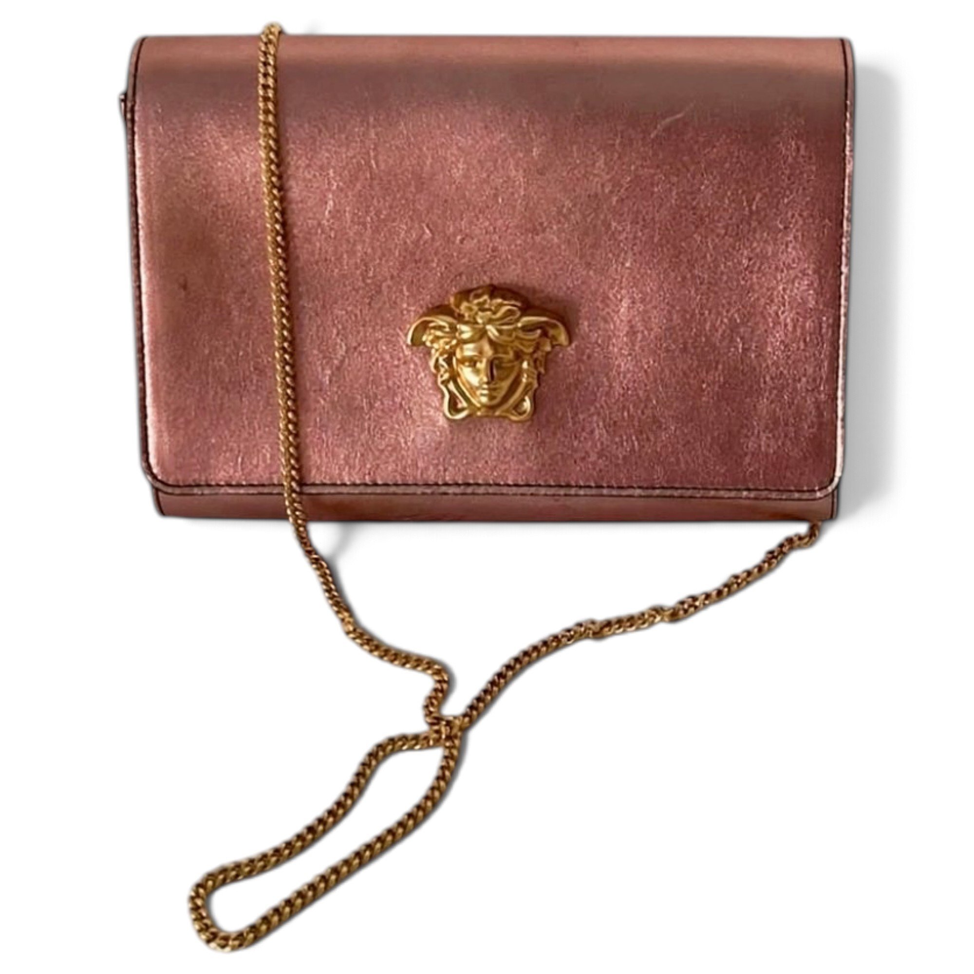 Versace La Medusa leather handbag