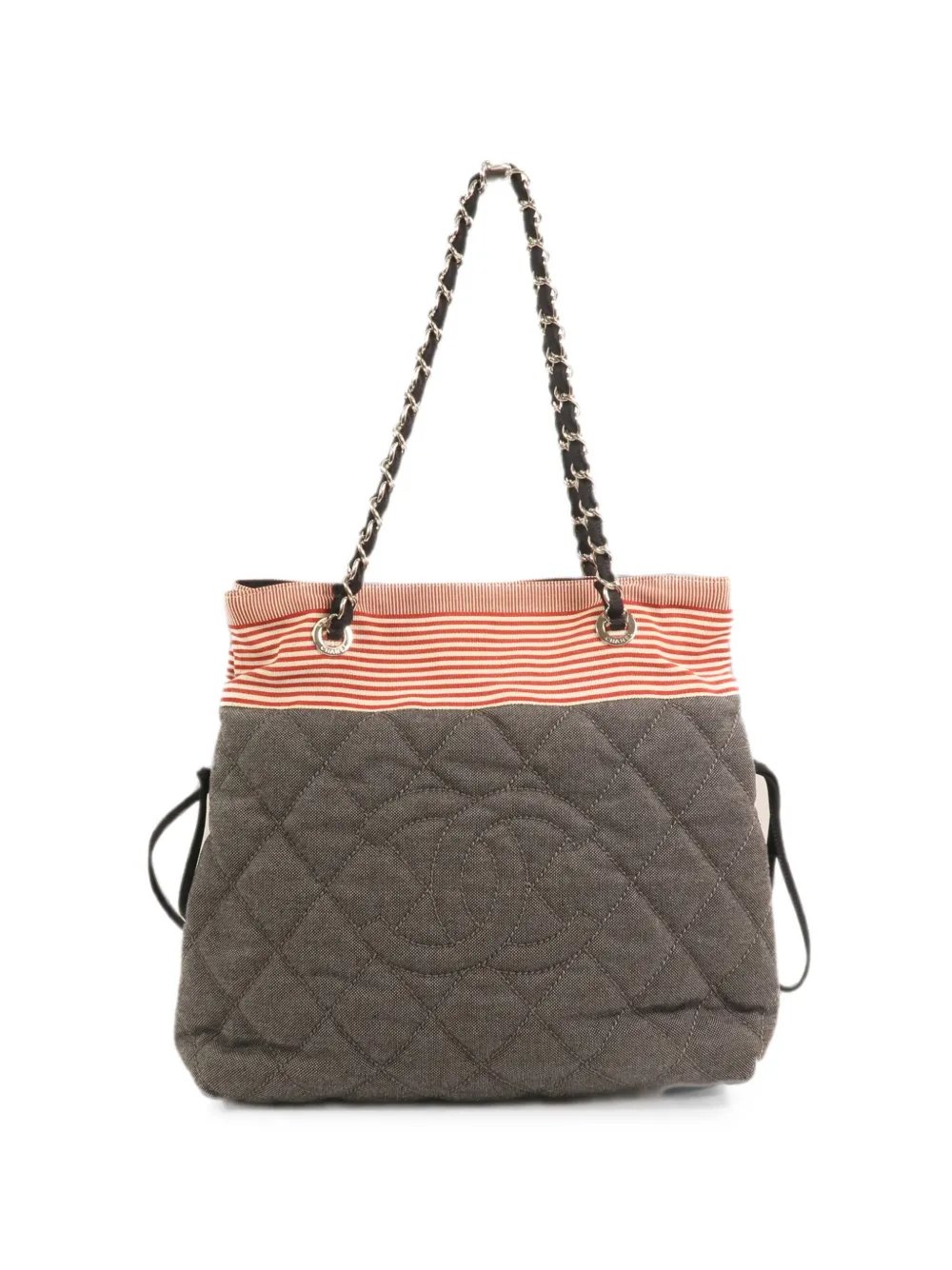 quilted CC shoulder bag