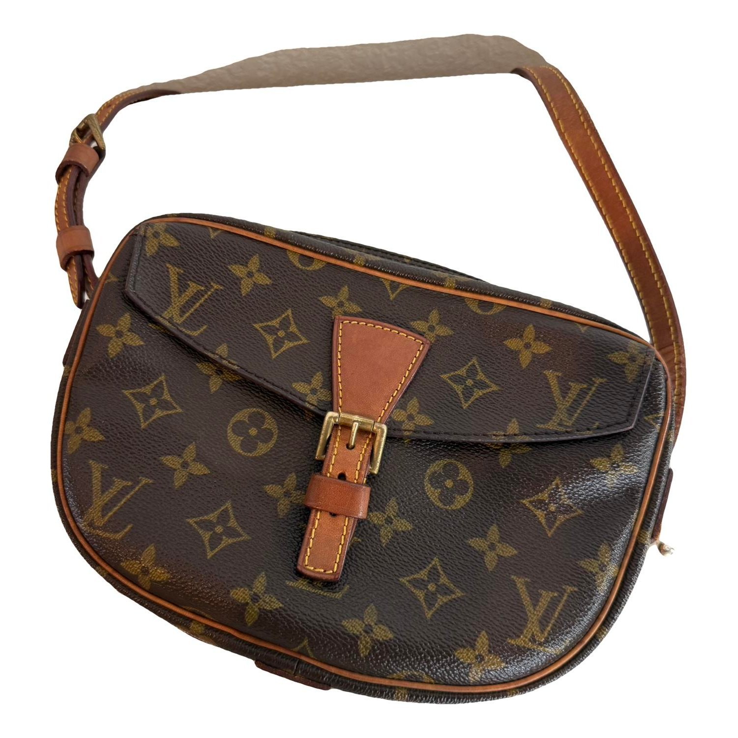 Jeune fille leather crossbody bag