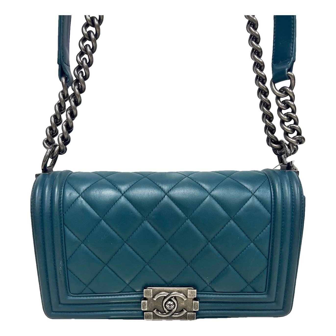 Boy leather crossbody bag