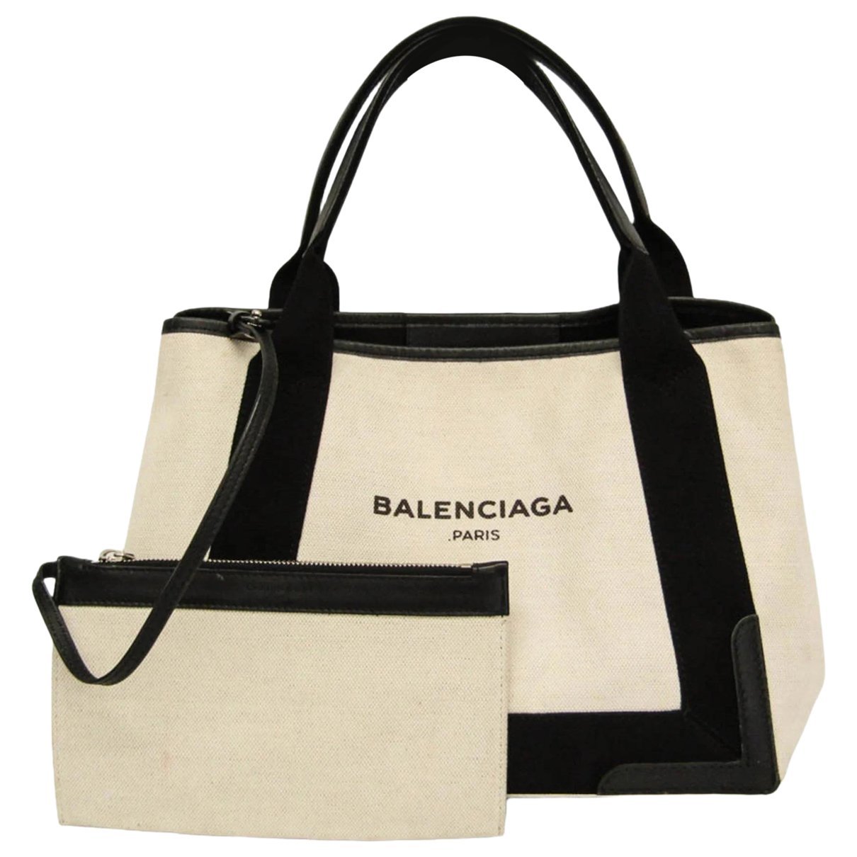 Navy cabas cloth tote
