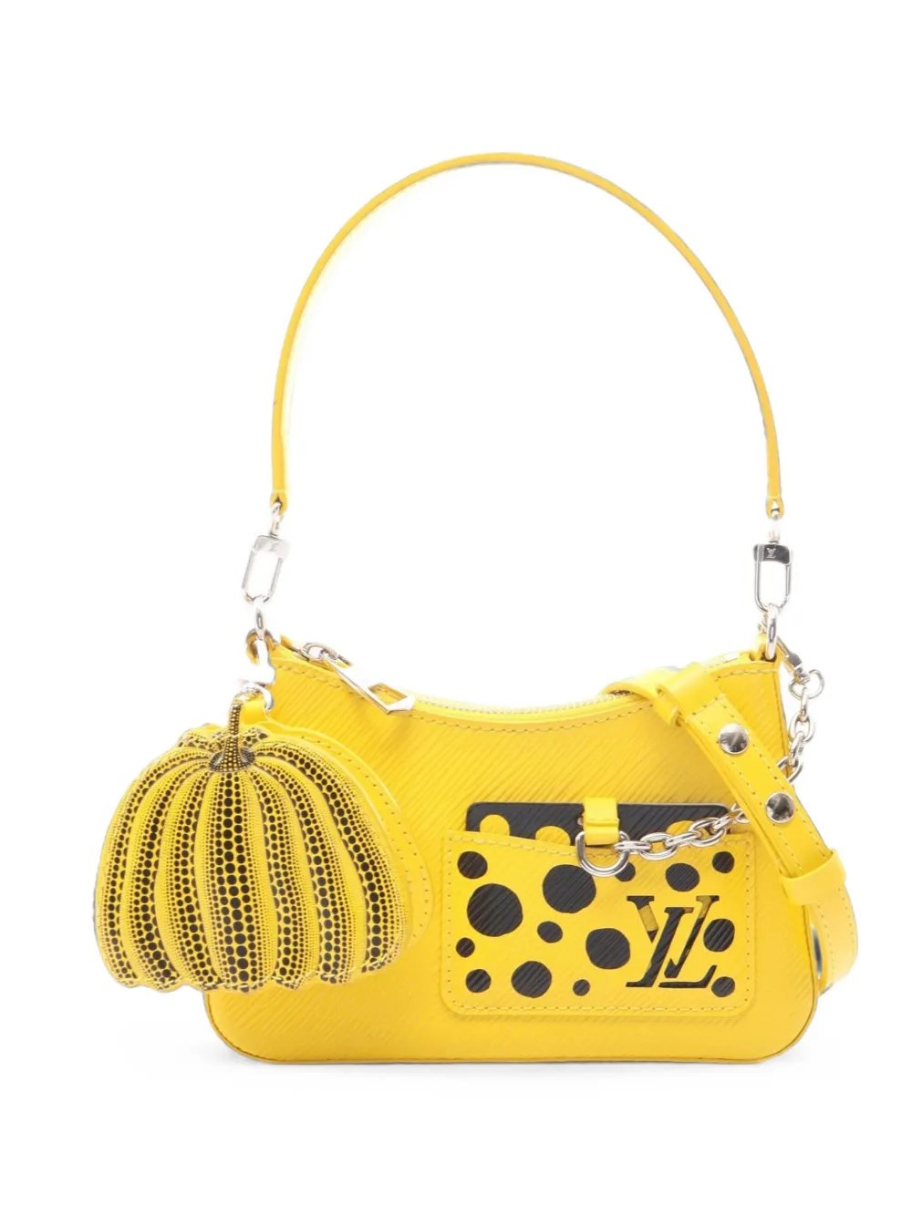 x Yayoi Kusama 2023 Epi Jaune mini bag