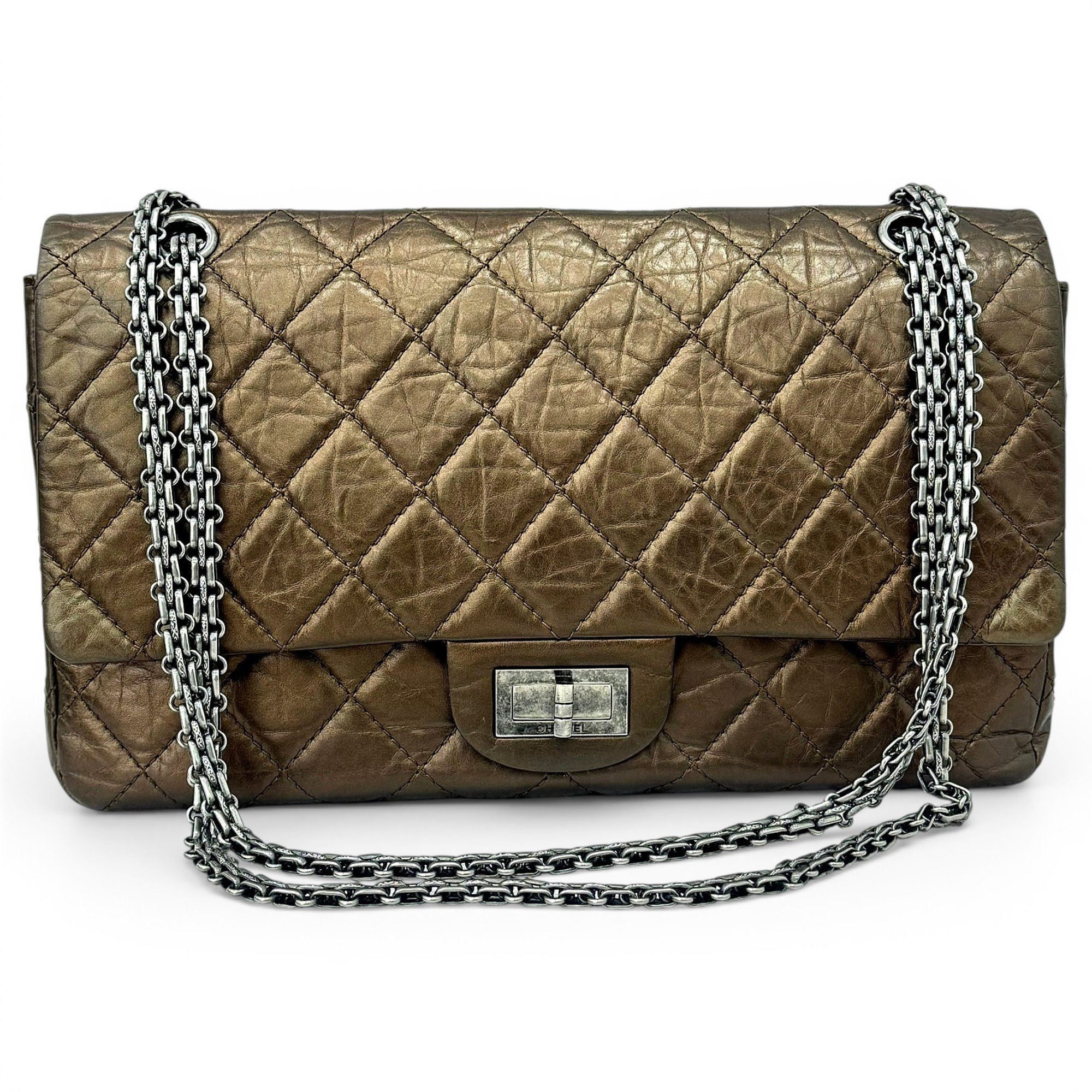 2.55 leather handbag