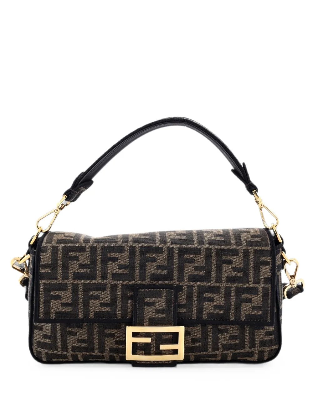 Baguette NM Bag Zucca Canvas Medium shoulder bag