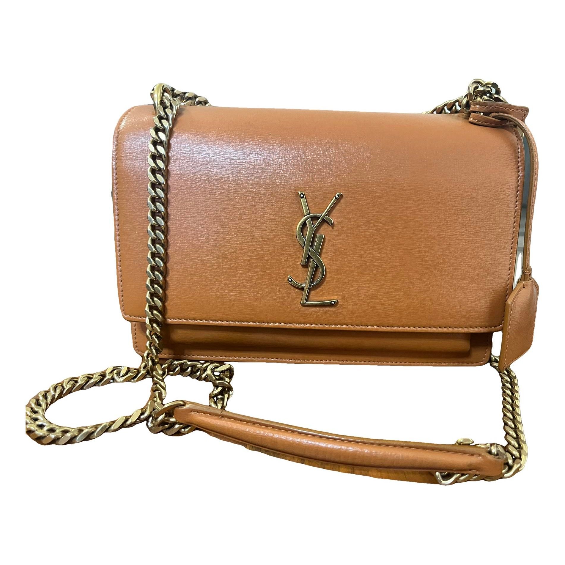 Sunset leather crossbody bag