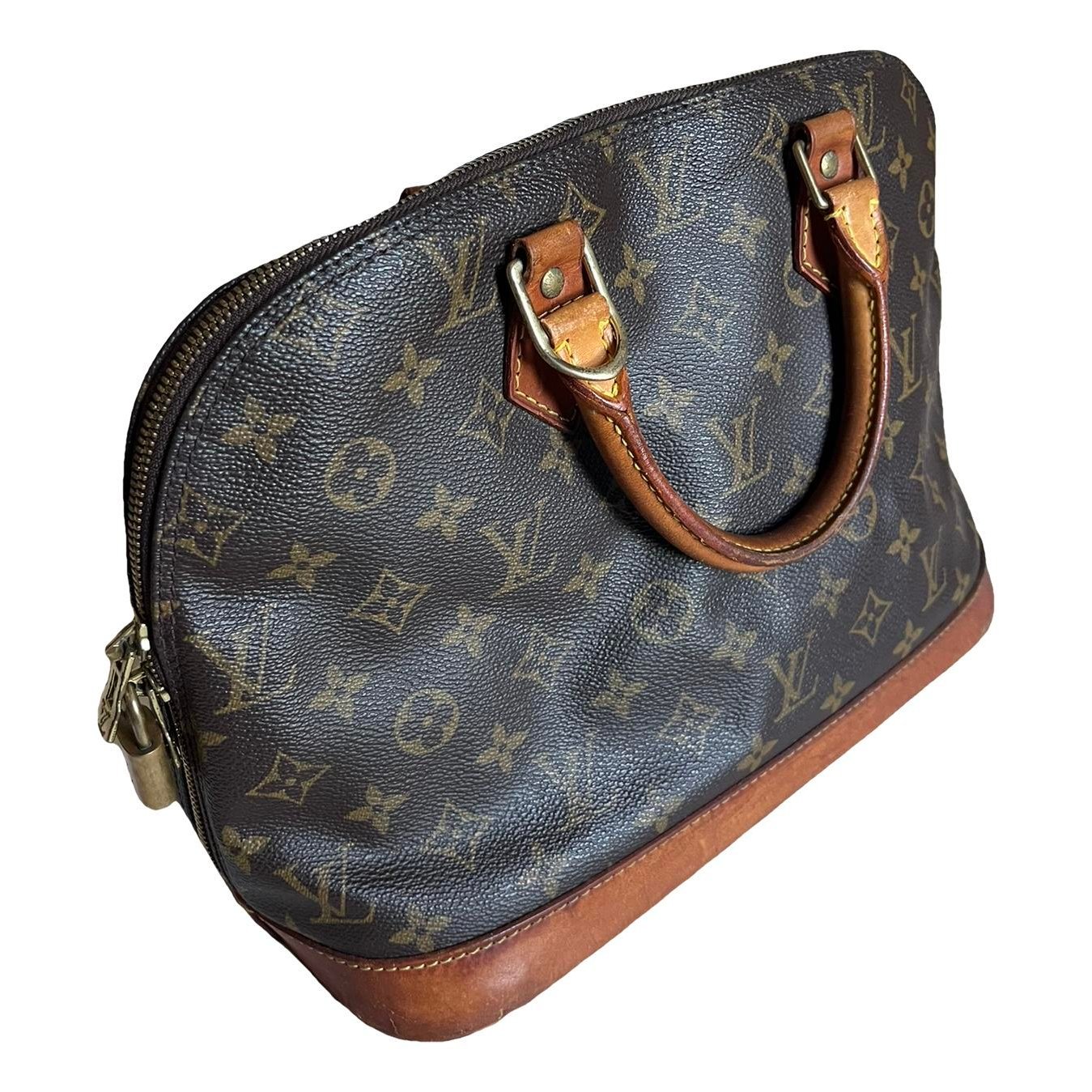 Alma leather handbag