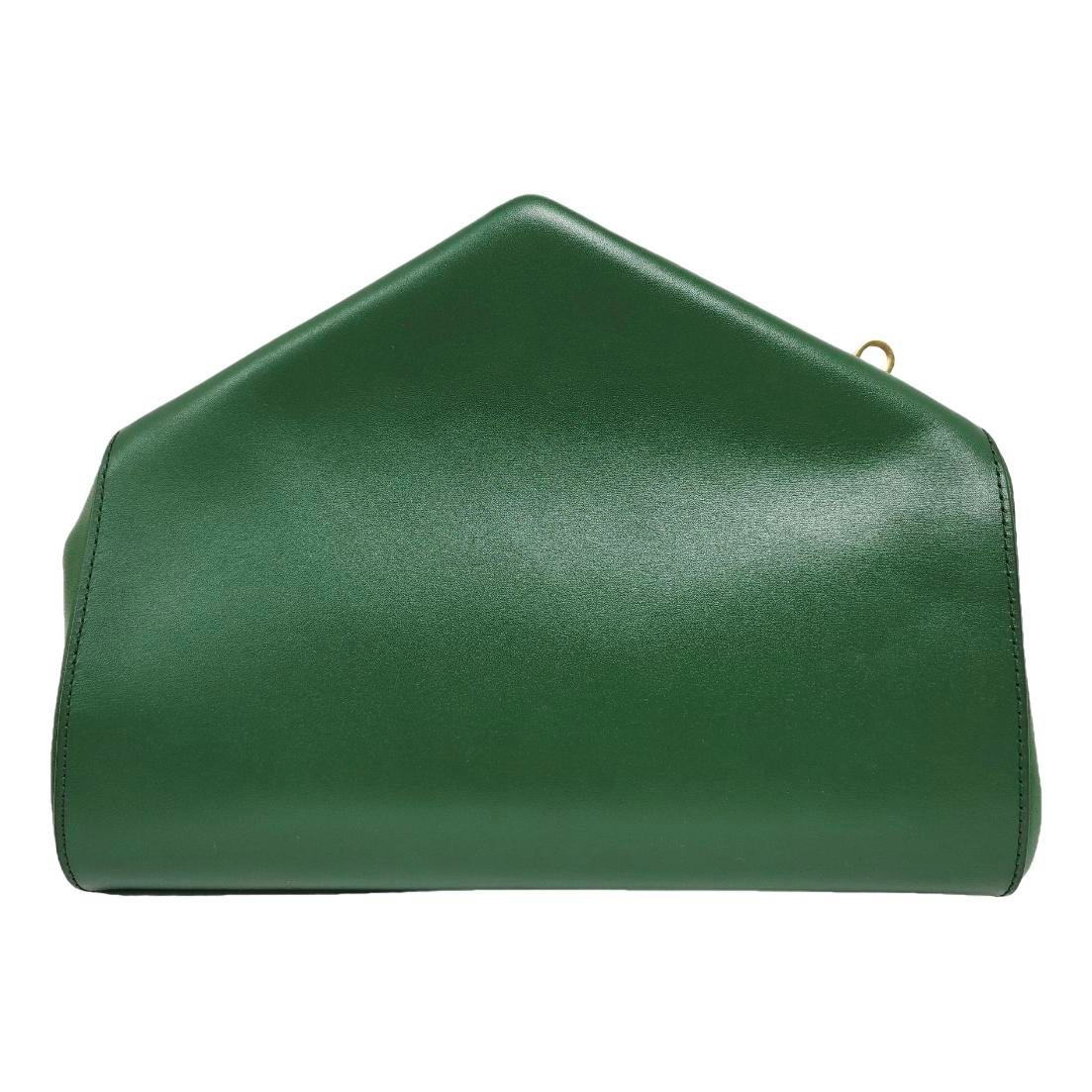 Leather clutch bag