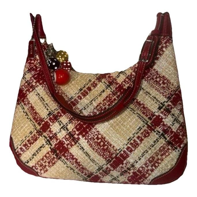 Signature Sufflette wool handbag
