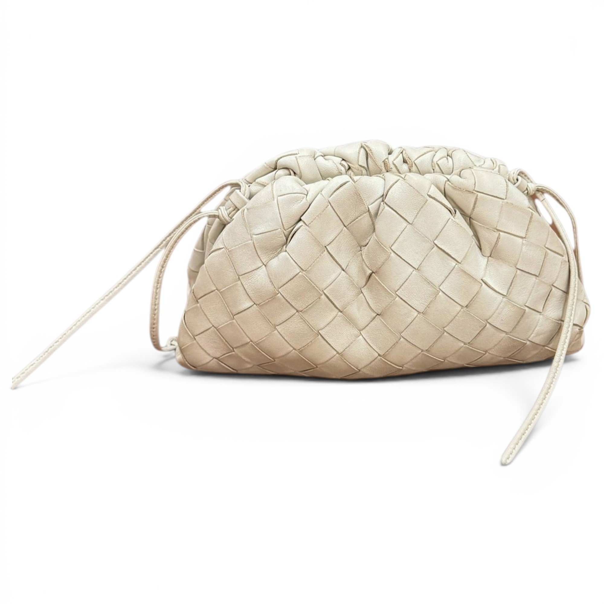 Pouch leather handbag