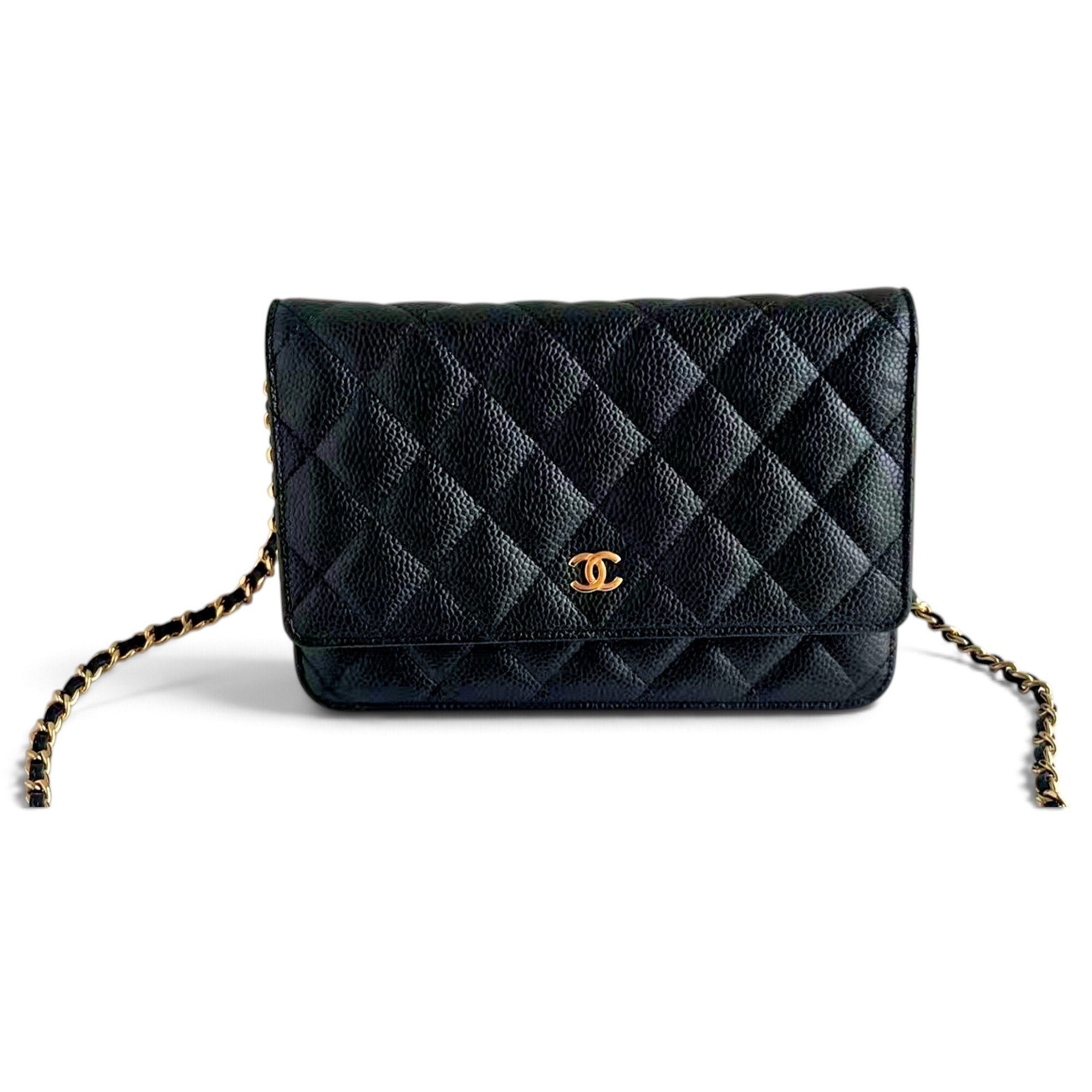 Wallet On Chain Timeless/Classique leather crossbody bag