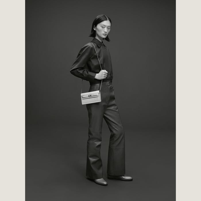 Vert d'Eau Kelly Classique to Go Wallet
