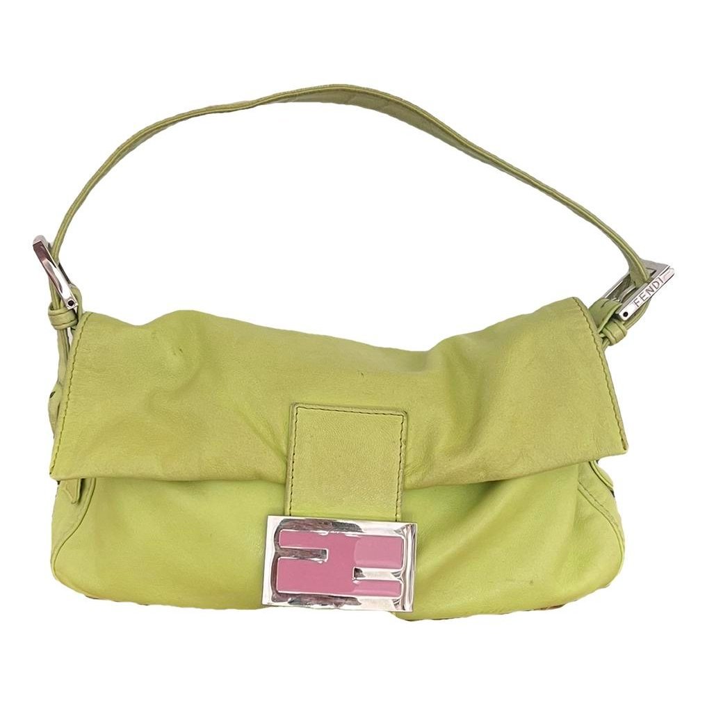 Baguette leather handbag