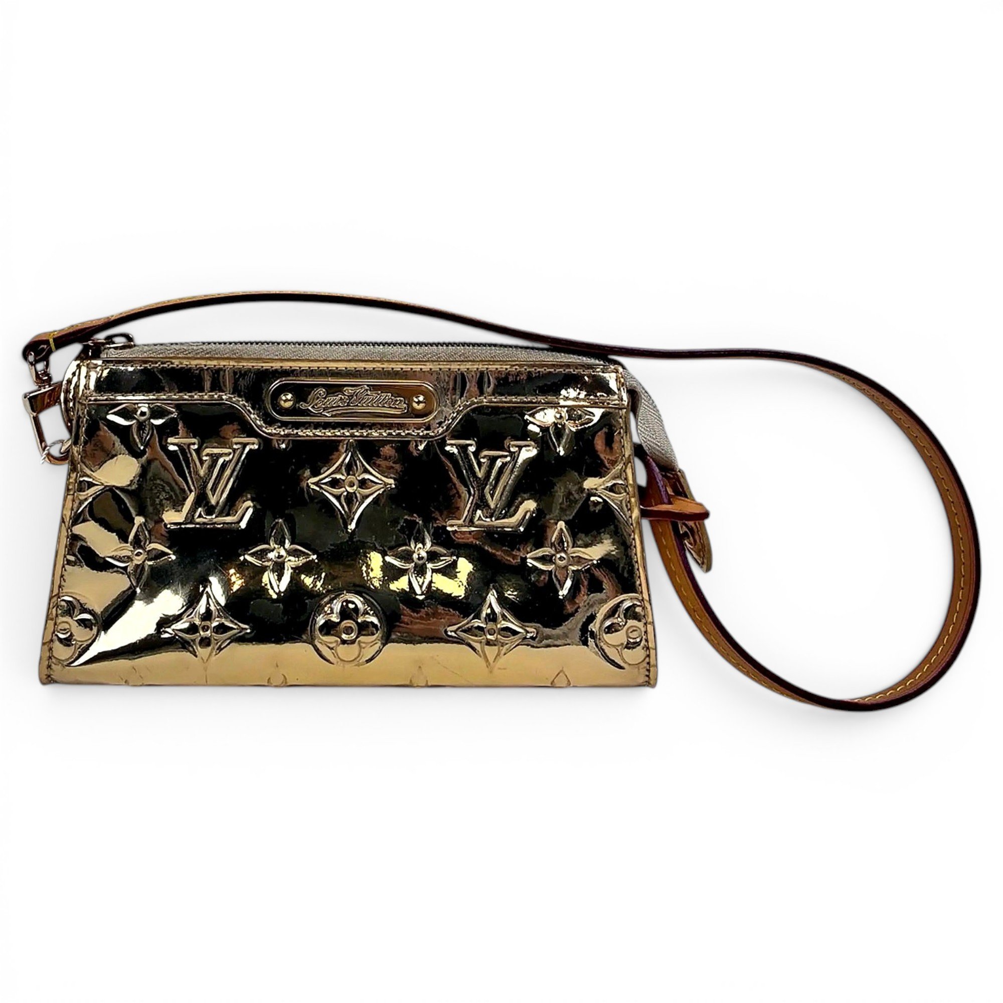 Patent leather handbag