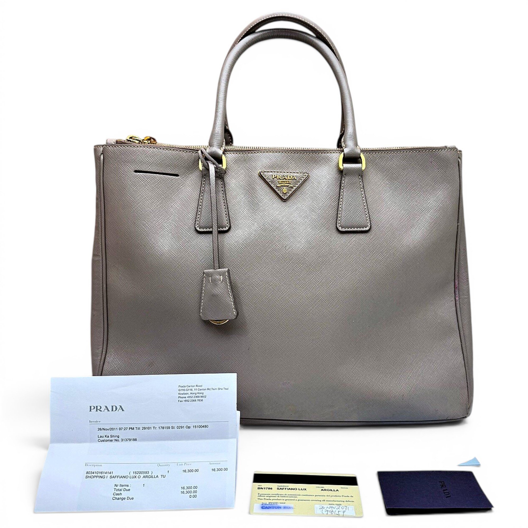 Galleria leather handbag