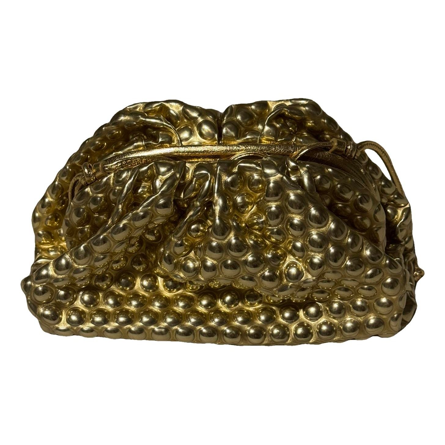 Pouch leather handbag