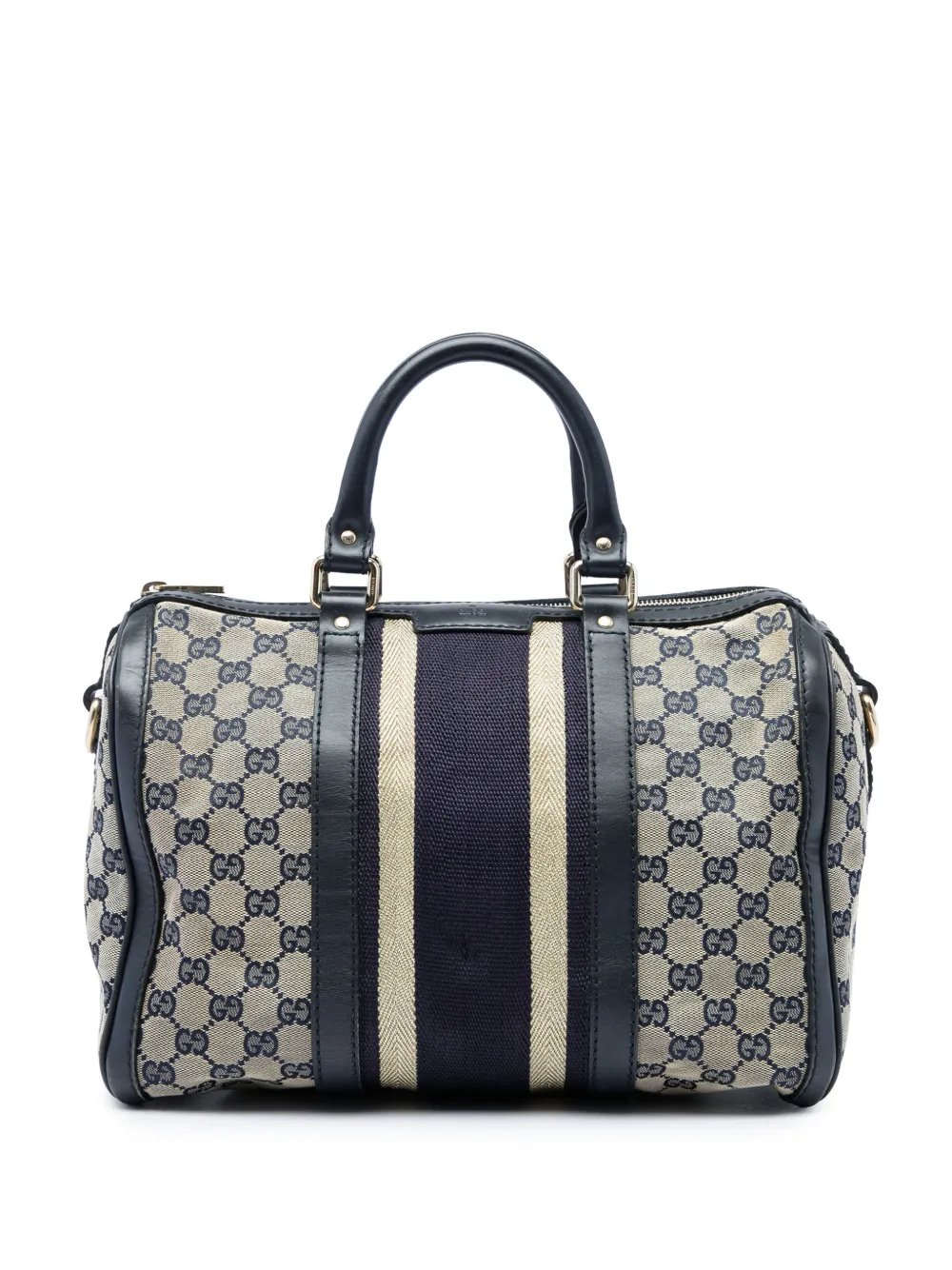 2016-2026 Medium GG Canvas Web Joy Boston Bag satchel