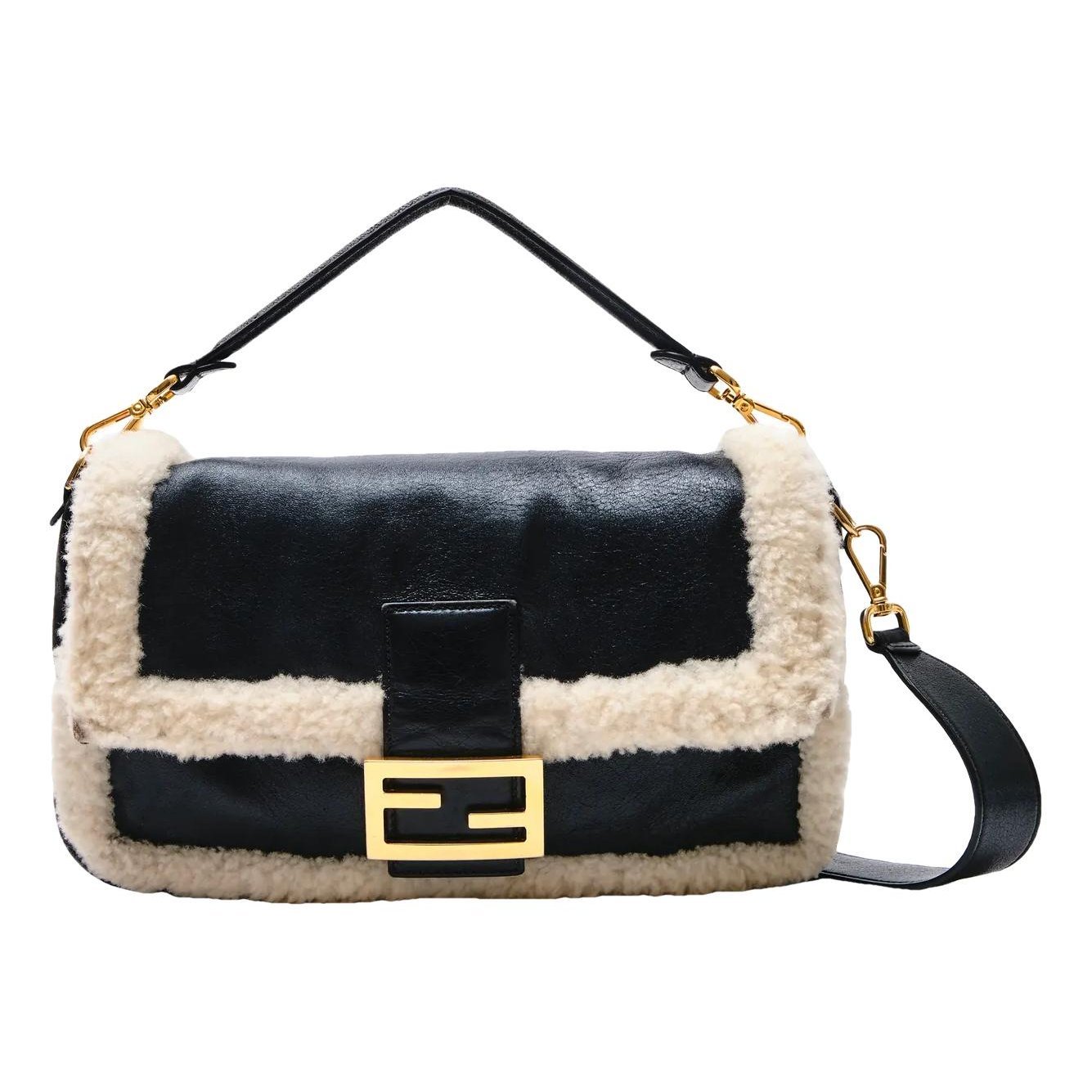 Baguette leather handbag