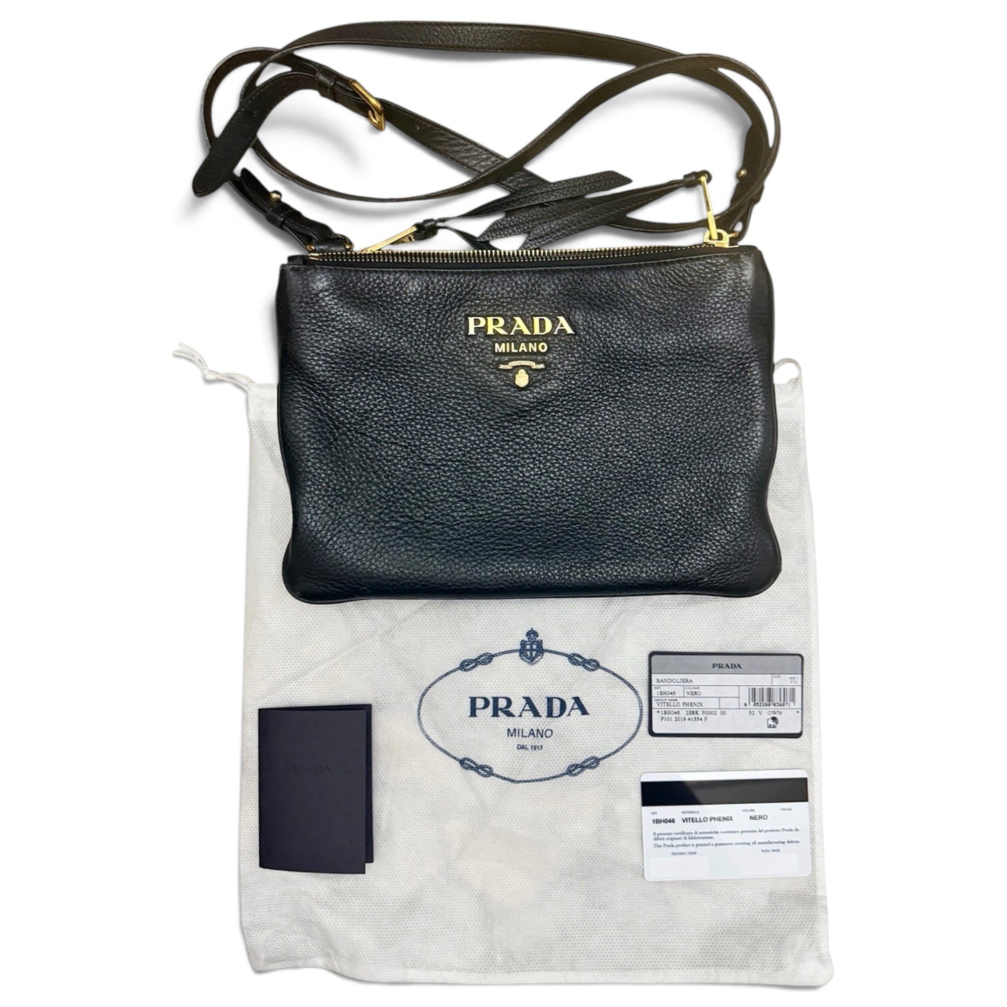 Leather crossbody bag