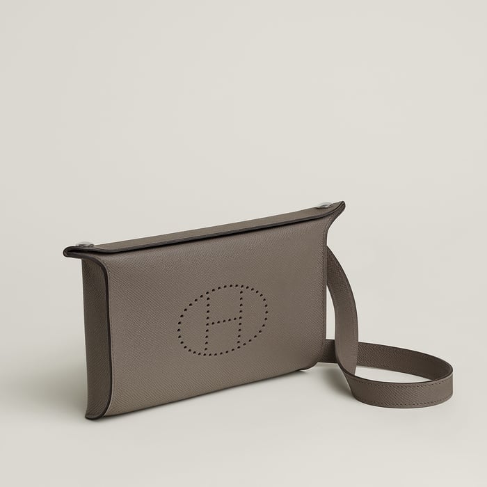 Gris Étain Hermès Videpoches Bag