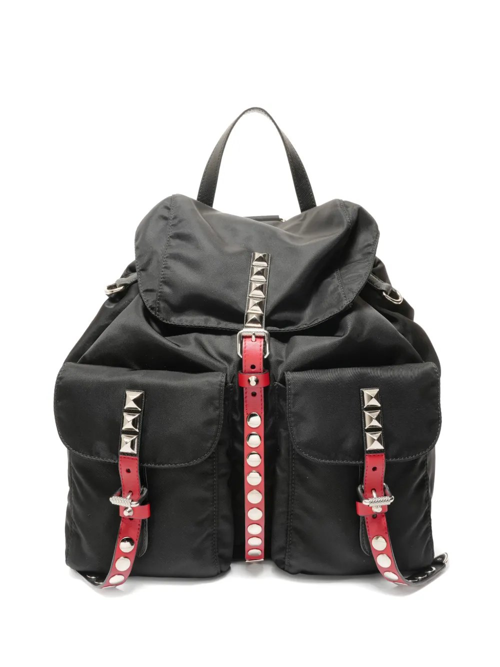 Prada 2008-2015 studded-strap backpack