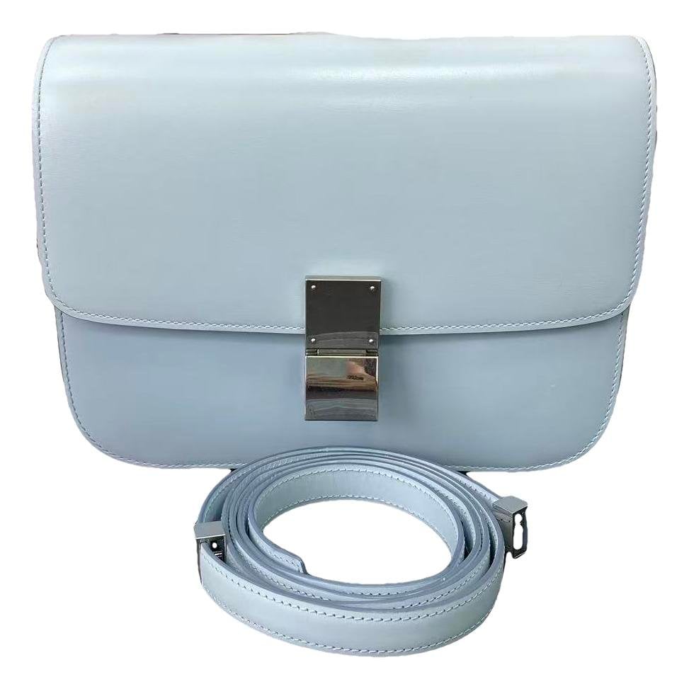 Classic leather crossbody bag