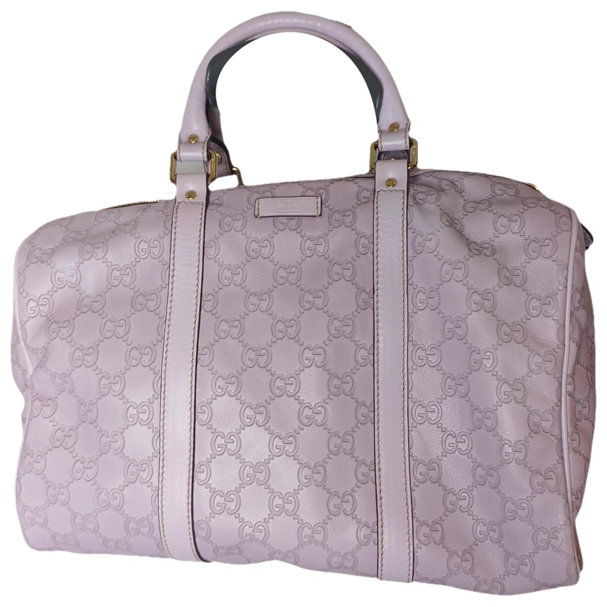 Boston leather handbag