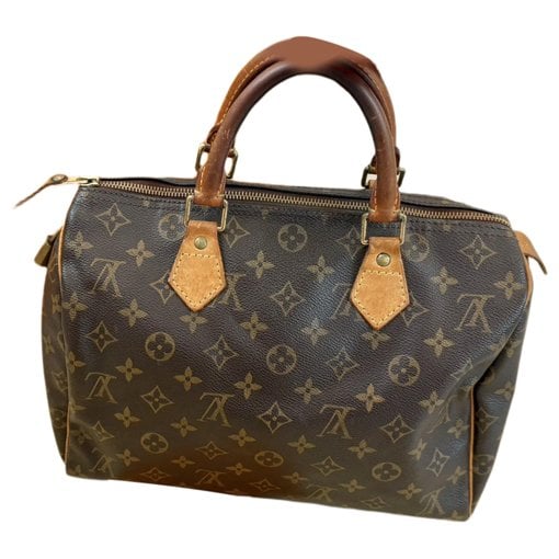 Speedy leather handbag