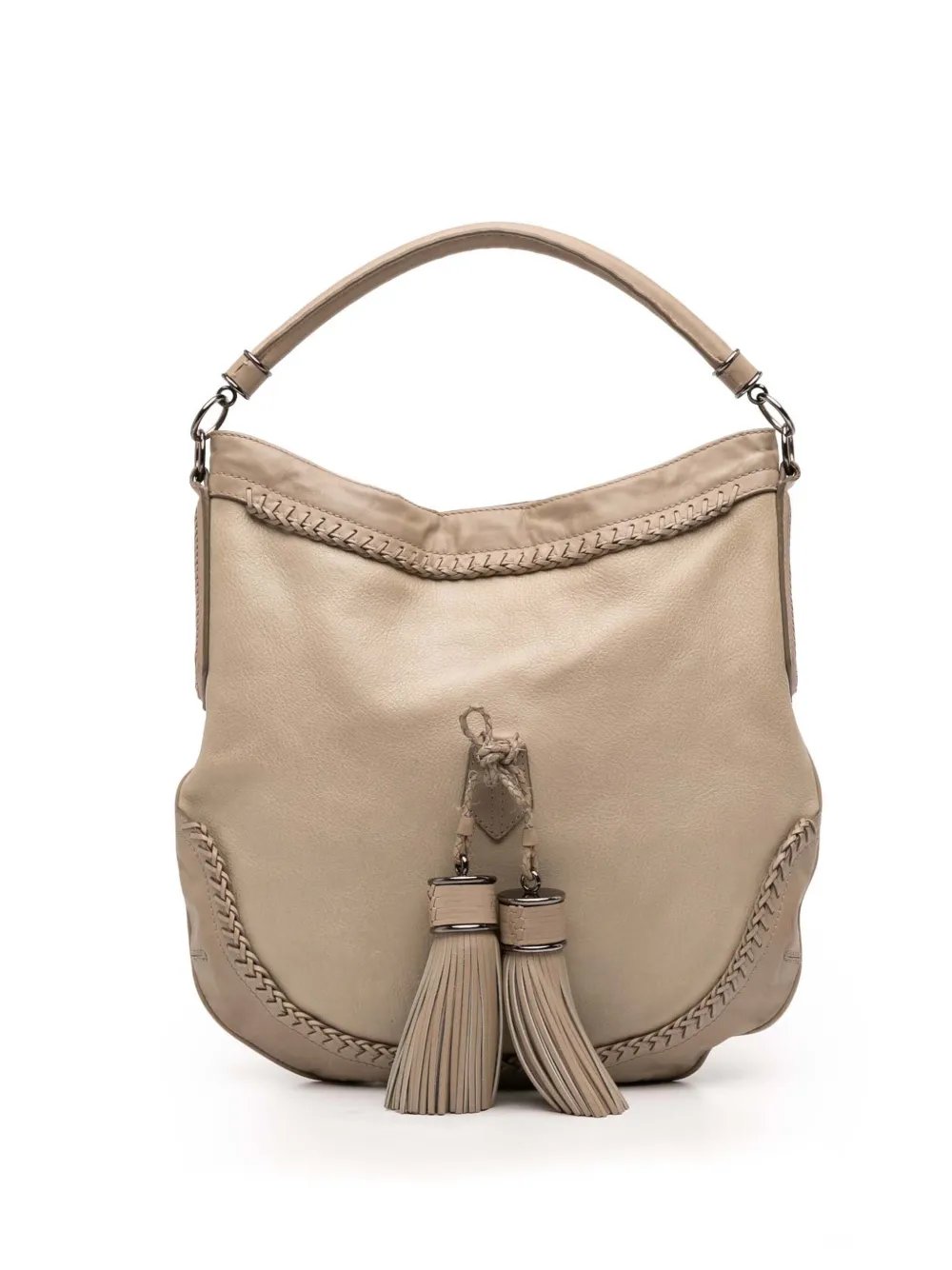 2000-2017 Leather Tassel hobo bag