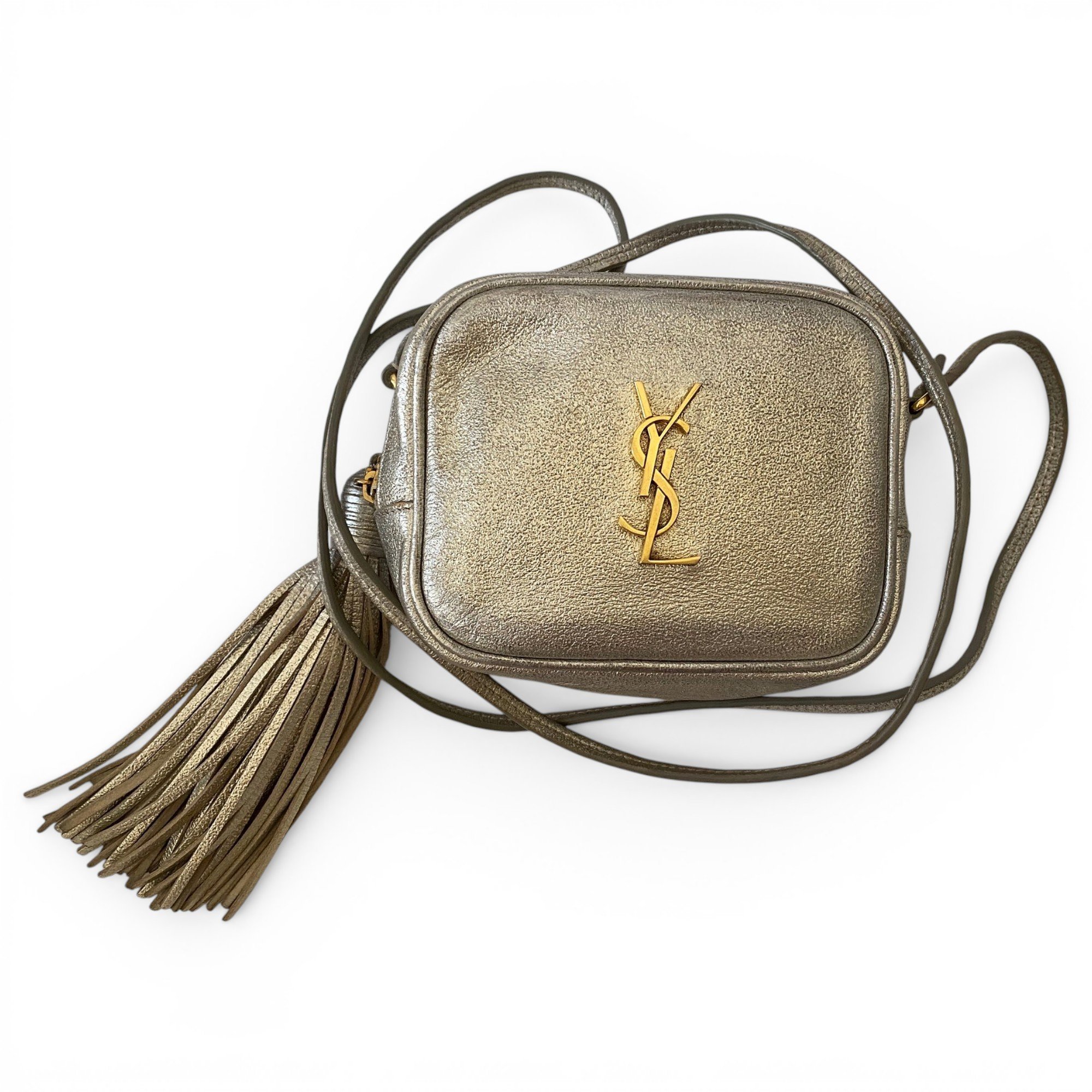 Blogger leather crossbody bag