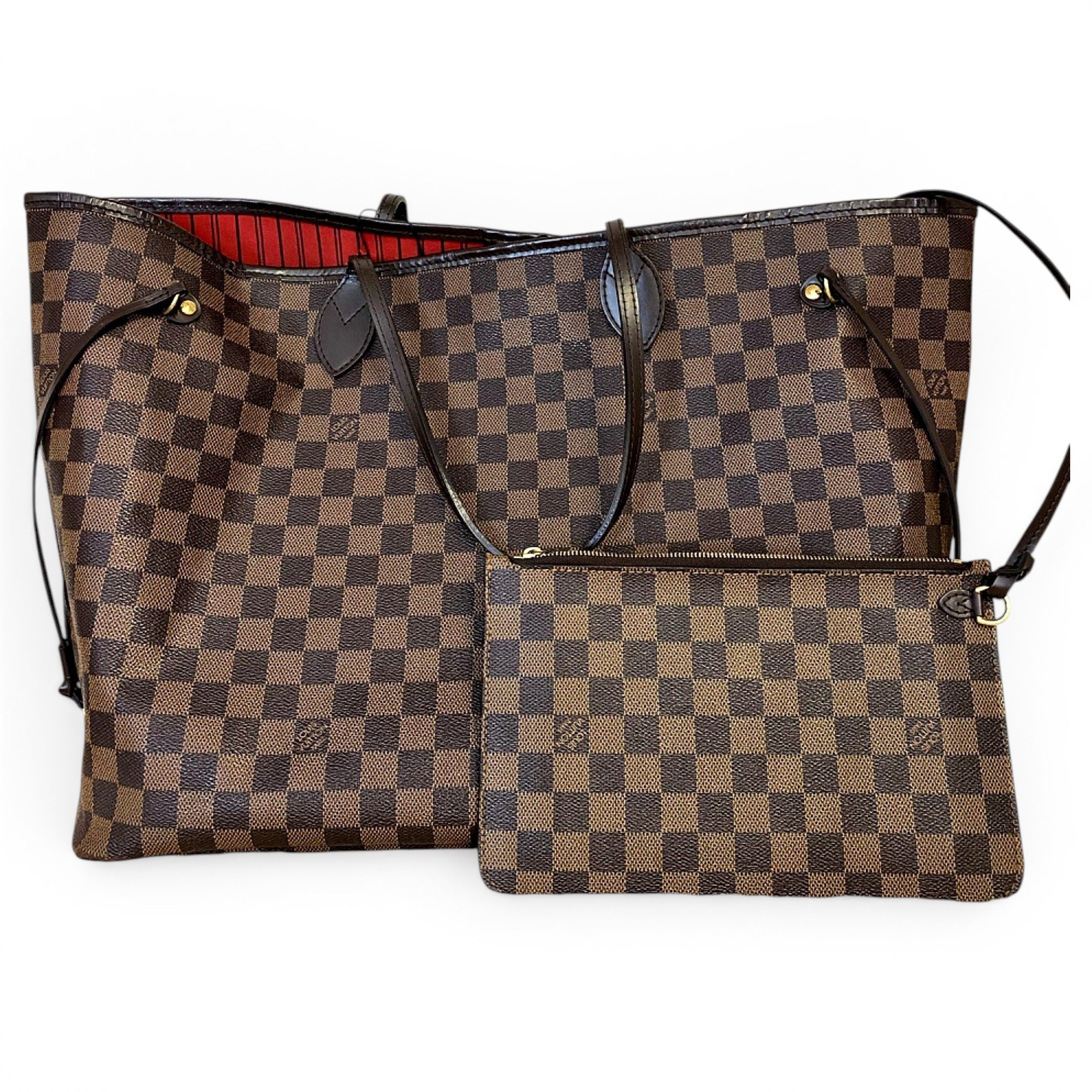 Neverfull leather tote