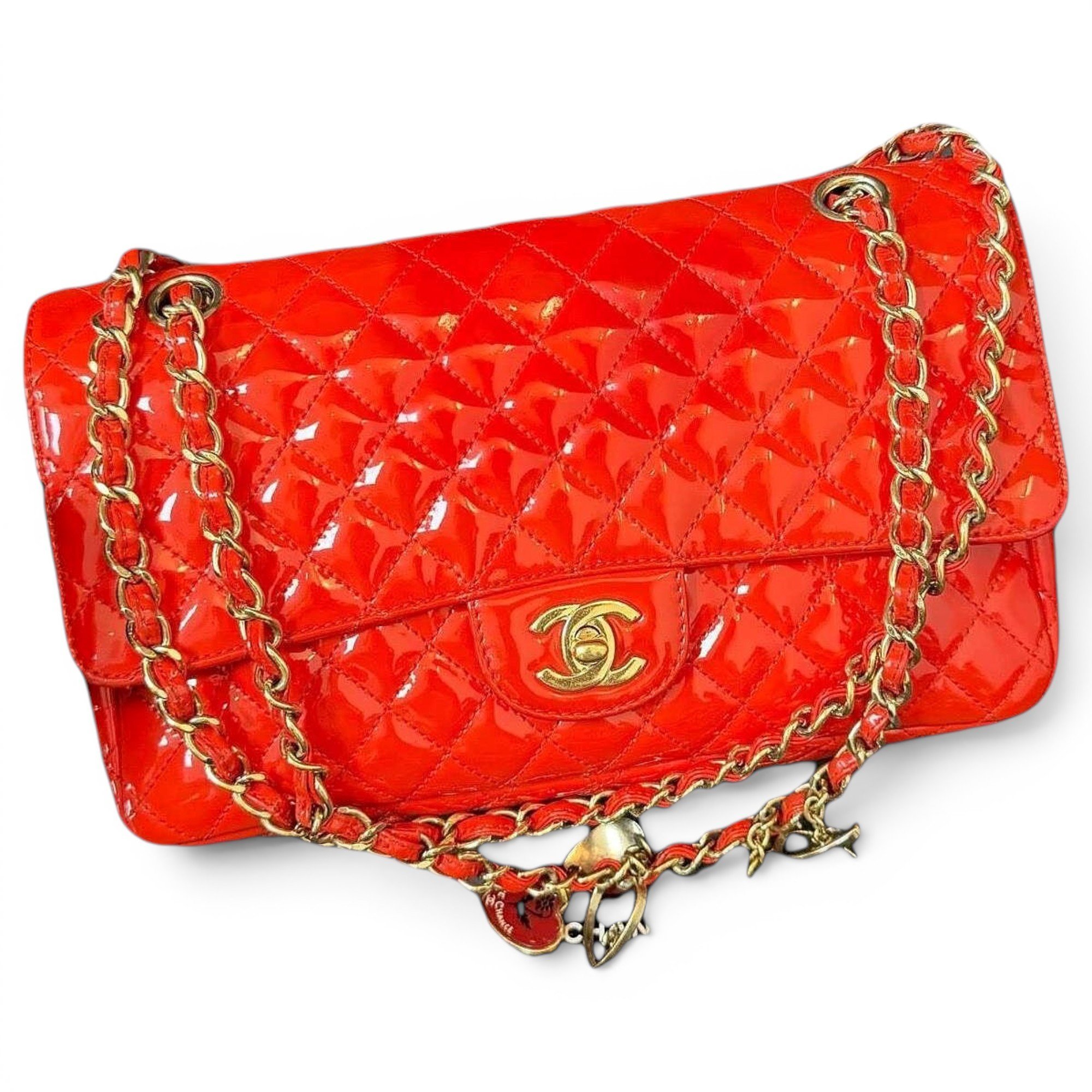 Timeless/Classique patent leather handbag