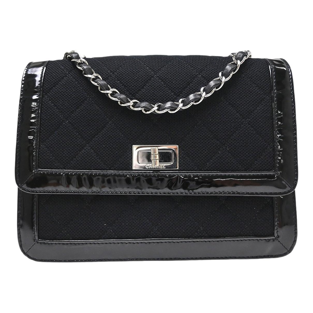 Trendy CC Flap cloth handbag