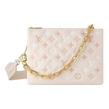 Coussin leather handbag