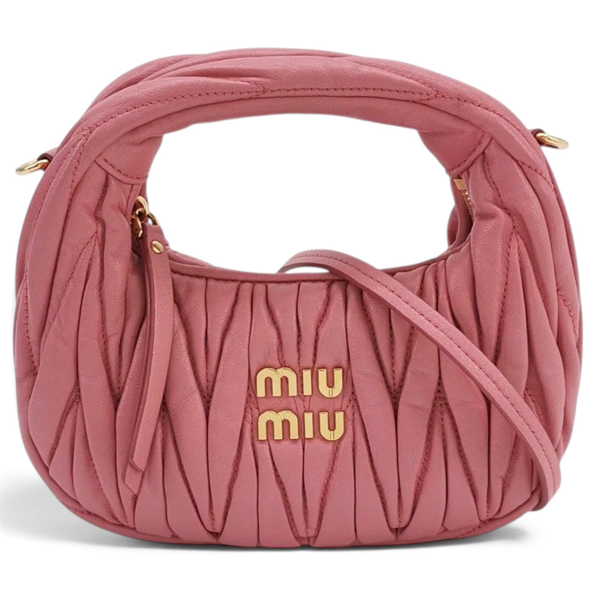 Miu Wander leather handbag