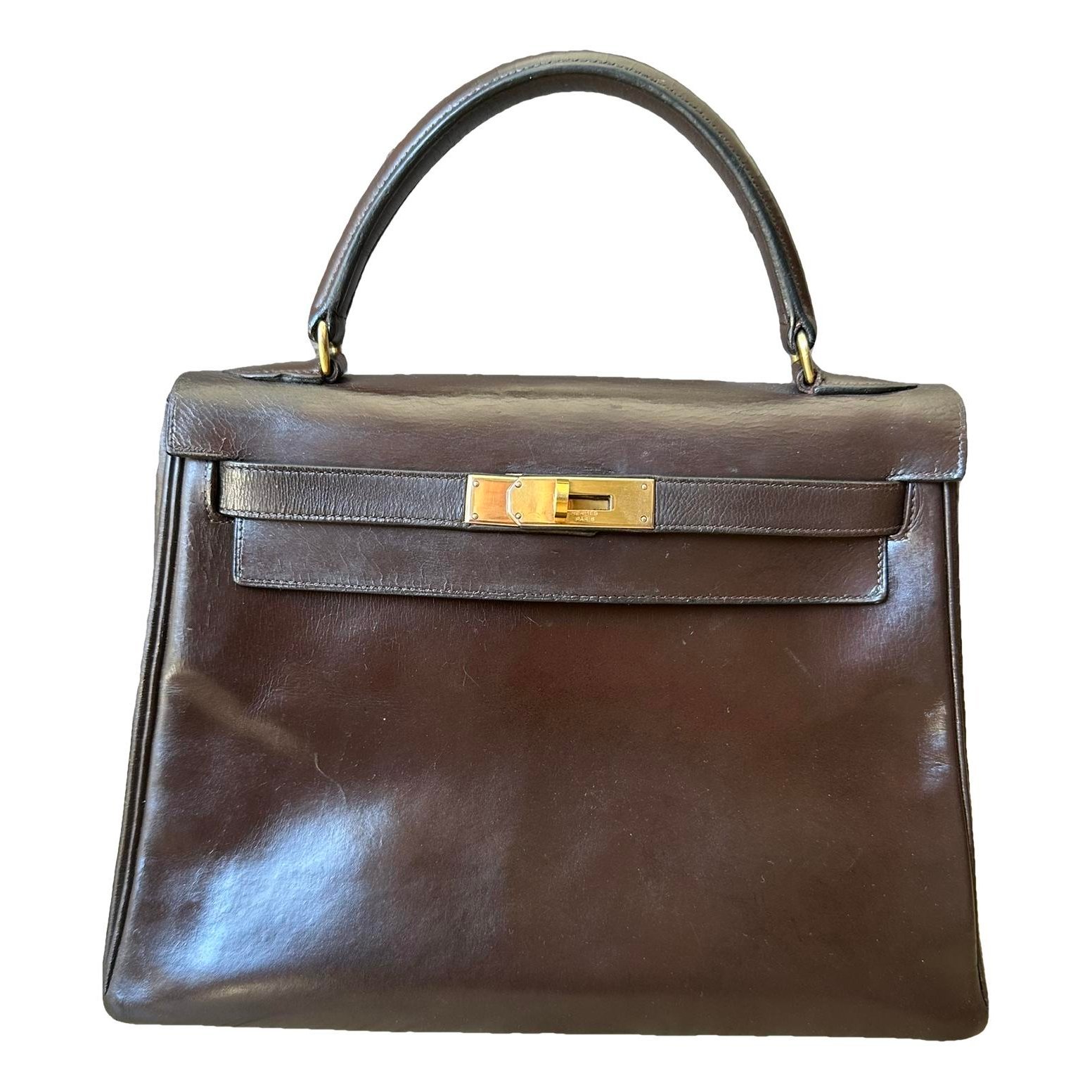 Kelly 28 leather handbag