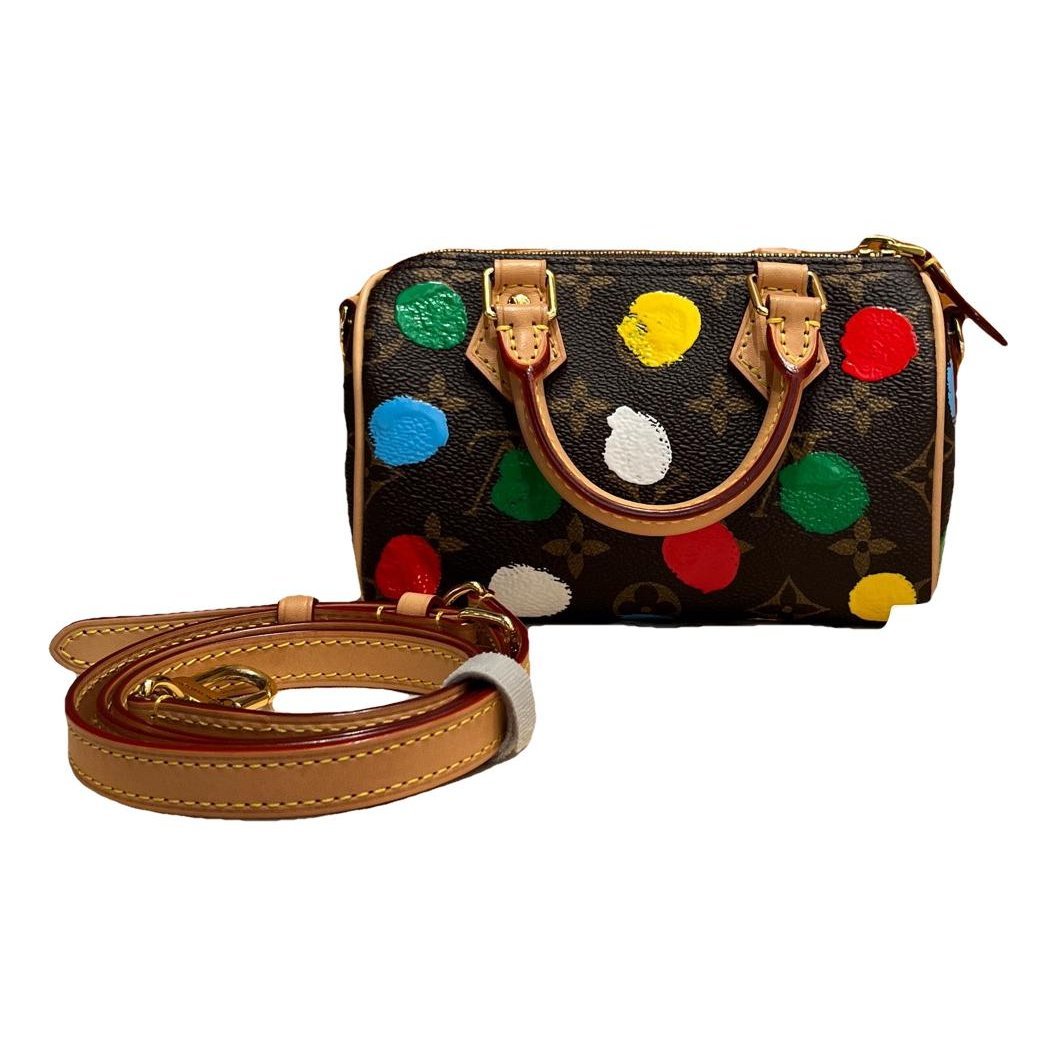 Louis Vuitton Nano Speedy / Mini HL leather handbag